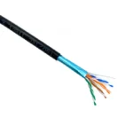 Kábel FTP CAT5 E 100MHz exteriér čierny Solarix/Wirex